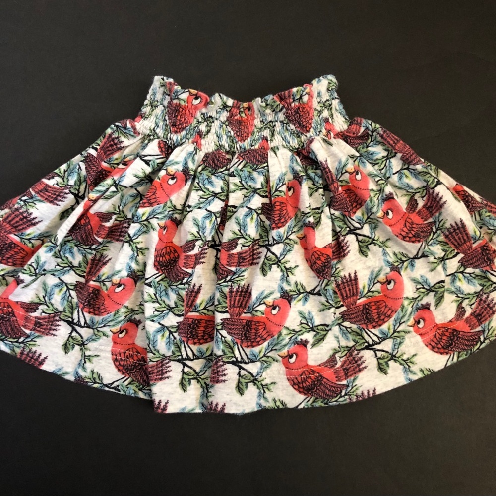 Paper wings bird skirt
